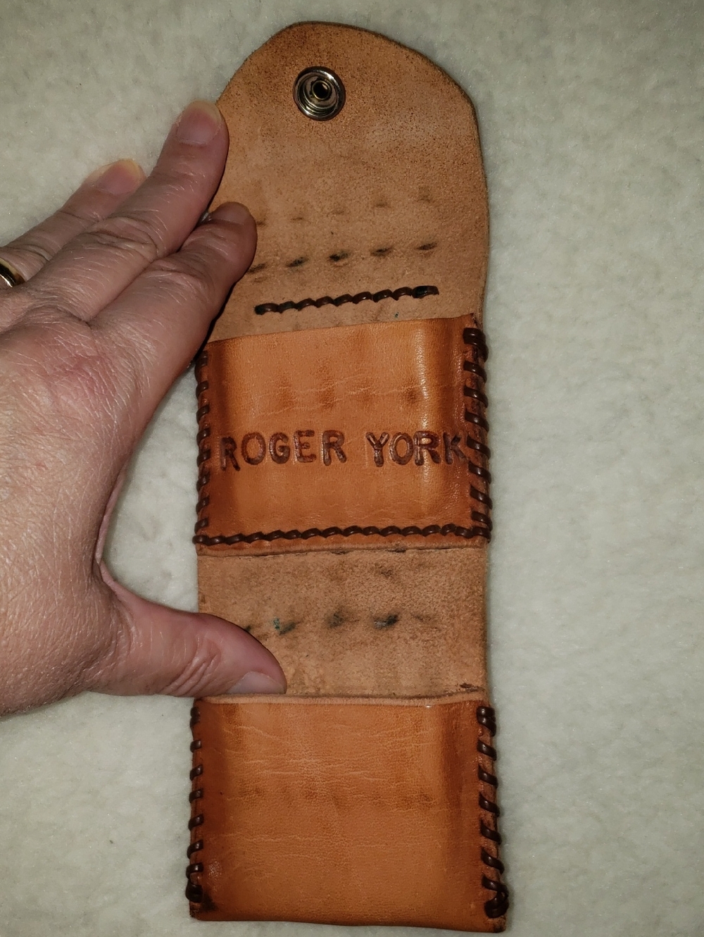 Leather Ammo Belt Pouch - Picture 3 of 4